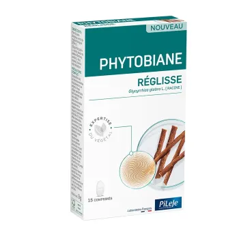 Phytobiane Süßholz Pileje - Packung mit 15 Tabletten