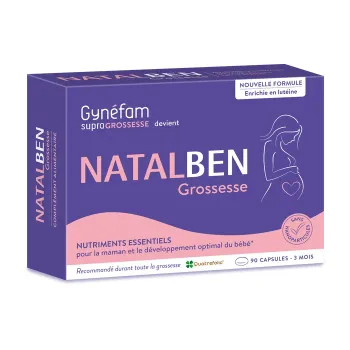 Natalben Schwangerschaft Labor Effik - Packung mit 90 Kapseln