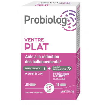 Probiolog Flacher Bauch Mayoly Spindler - Packung mit 30 Kapseln