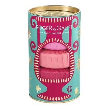 Geschenkset Seifen Rose Roger & Gallet - Set mit 3 Seifen