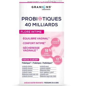 Probiotika intime Flora Granions - Packung mit 40 Kapseln