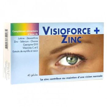 Lutein Vision + Zink Exopharm - Packung mit 40 Kapseln