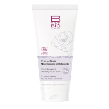 Nährende und entspannende Fußcreme BcomBIO - Tube mit 100 ml