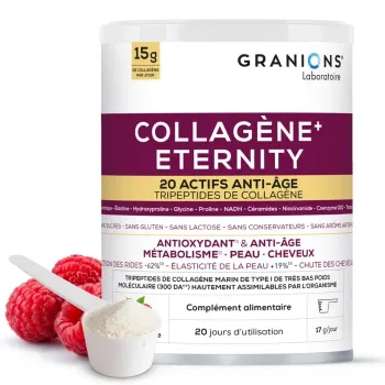 Collagen+ Eternity Anti-Aging Himbeergeschmack Granions - 343g Dose