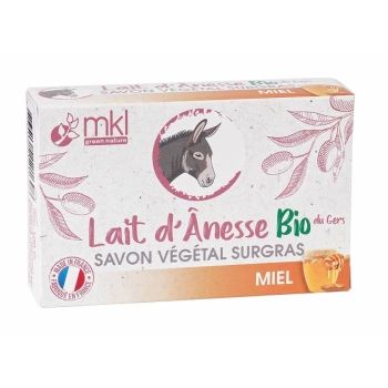 Pflanzliche &Uuml;berfettung Seifen mit Bio-Eselmilch Honig MKL Green Nature - 100g St&uuml;ck