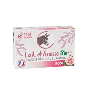 Bio-Ziegenmilchseife mit Rose MKL Green Nature - 100g Stück