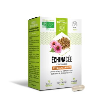 Echinacea Bio natürliche Abwehrkräfte Dayang - Packung mit 15 Kapseln