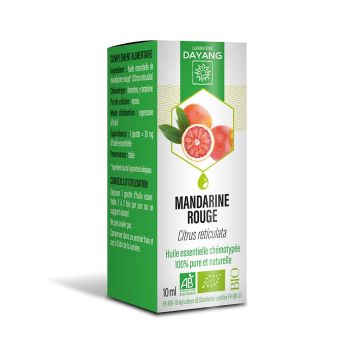 Bio ätherisches Öl von roter Mandarine Dayang - Flasche mit 10 ml
