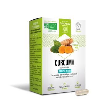 Bio-Kurkuma Dayang - Packung mit 30 Kapseln