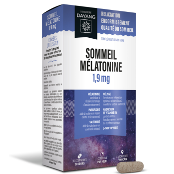 Melatonin Schlaf LP 1,9mg Dayang - Packung mit 30 Tabletten