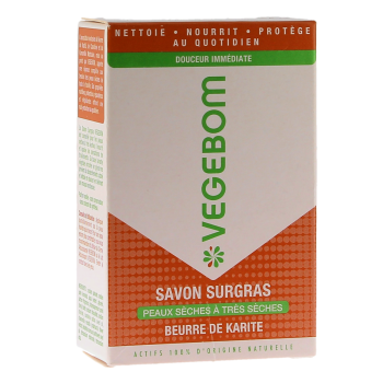 Vegebom Überfettete Seife - 100g Stück