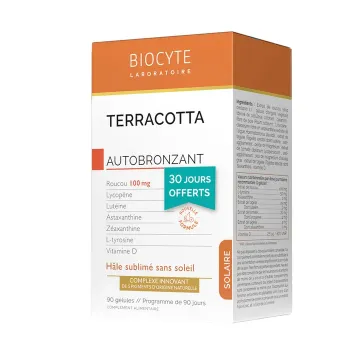 Terracotta Selbstbr&auml;uner Biocyte - Packung mit 90 Kapseln, davon 30 kostenlos
