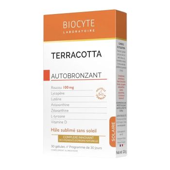 Terracotta Selbstbräuner Biocyte - Packung mit 30 Kapseln