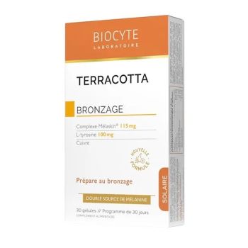 Terracotta Bräunung Biocyte - Packung mit 30 Kapseln