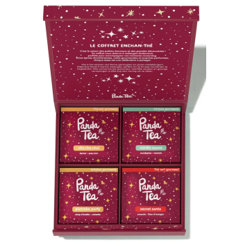 Coffret enchan-thé Panda Tea - Geschenkset mit 20 Teebeuteln