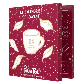 Adventskalender 2025 Panda Tea - Kalender mit 24 Beuteln