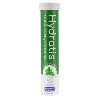 Hydratis - Lösung zur Hydratation mit Minzgeschmack - Tube mit 20 Brausetabletten