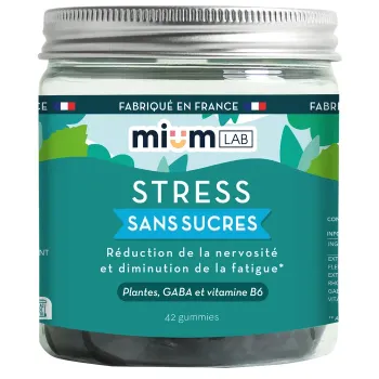 Stress Gummies ohne Zucker Mium Lab - Dose mit 42 Gummies
