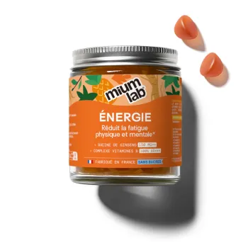 Energie-Gummis ohne Zucker Mium Lab - Dose mit 42 Gummis