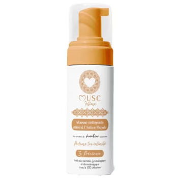 Intimwaschmousse mit floralem Amber Musc Intime - Pumpflasche 150ml
