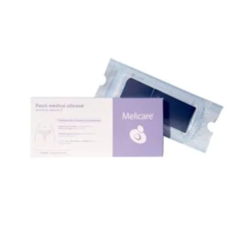 Melicare medizinisches Silikonpflaster - Packung mit 3 Pflastern von 4x22cm