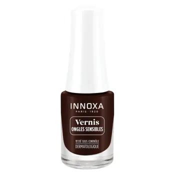 Nagellack für empfindliche Nägel Moka 712 Innoxa - Flasche mit 5 ml