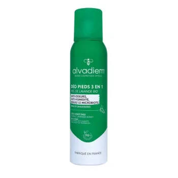 Déo Füße 3 in 1 Alvadiem - Spray von 150 ml