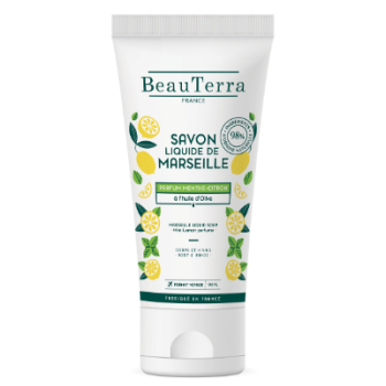 Marseiller Seife Minze-Zitrone Beauterra - Tube mit 100ml