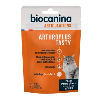 Arthroplus Tasty f&uuml;r Katzen und sehr kleine Hunde Biocanina - Beutel mit 30 schmackhaften H&auml;ppchen