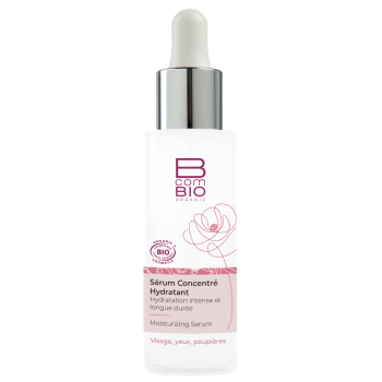 Feuchtigkeitsspendendes Konzentrat-Serum für Gesicht und Augen BcomBIO - Flasche mit 30 ml