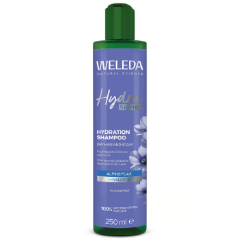 Hydra Shine Shampoo für Feuchtigkeit Weleda - Flasche mit 250 ml