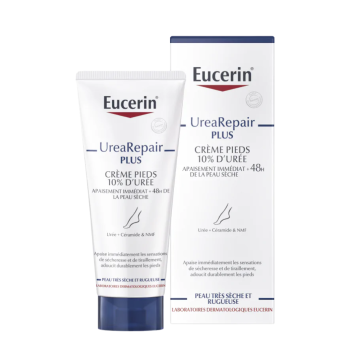UreaRepair Plus Fu&szlig;creme 10% Urea Eucerin - Tube mit 100 ml