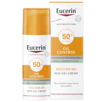 Öl-Kontroll-Sonnen-Gel-Creme Gesicht LSF 50+ Eucerin - Tube mit 50 ml