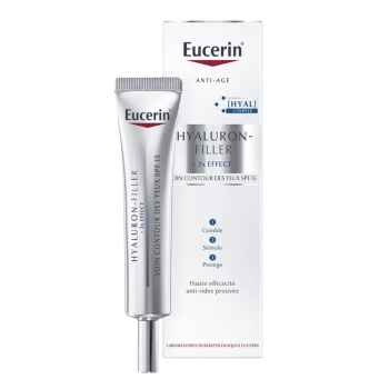 Hyaluron-Filler Augenpflege 3x Effekt SPF 15 Eucerin - Tube mit 15 ml