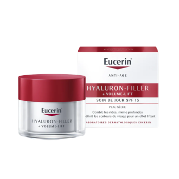 Hyaluron-Filler + Volumen-Lift Tagespflege für trockene Haut SPF 15 Eucerin - 50 ml Tiegel