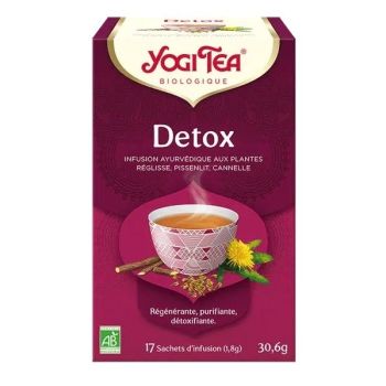 Detox BIO Yogi Tea - Box mit 17 Beuteln