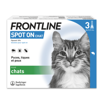 Spot On Chat Frontline - 3 Pipetten &agrave; 0,5 ml