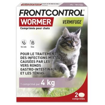 Frontcontrol Wurmkur Chas Wurmkur - Packung mit 2 Tabletten