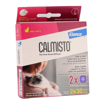 Calmisto Wohlfühldiffusor für Katzen Elanco - 2 Nachfüllungen à 6 ml