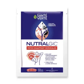 Nutralgic Wärmepflaster für den Nacken Gesundheit Grün - 2 Pflaster
