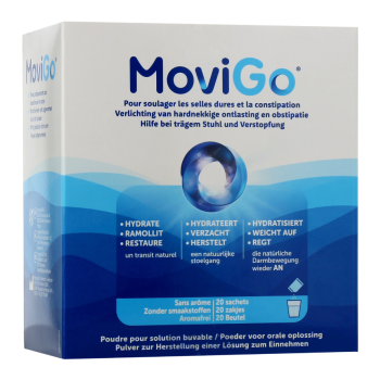 MoviGo harte Stühle und Verstopfung Norgine - Packung mit 20 Beuteln
