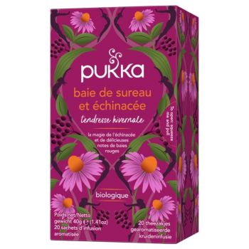 Bio-Holunderbeeren- und Echinacea-Infusion Pukka - Schachtel mit 20 Beuteln