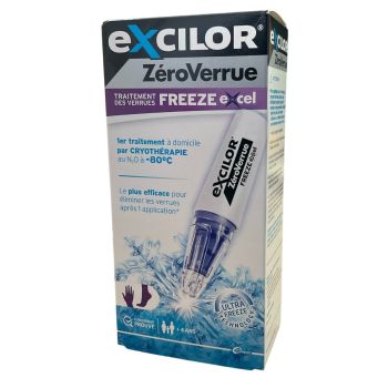 ZéroVerrue Freeze Excel Exilor - Box mit einem Stift und 9 Einwegspitzen