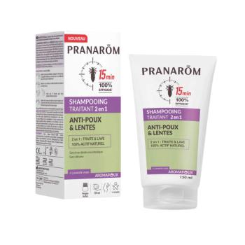 Aromapoux 2-in-1 Anti-Lice and Nits Treatment Shampoo Pranarom - 150ml tube
