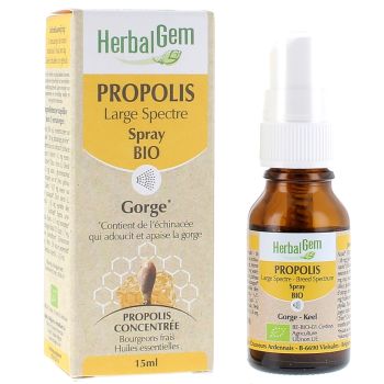 HerbalGem Bio-Propolis - Spray von 15 ml