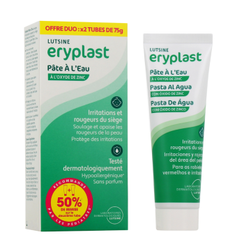 Eryplast Wasserpaste mit Zinkoxid Lutsine - 2 Tuben zu 75g
