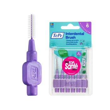 Original Interdentalbürsten lila Größe 6 (1,1 mm) TePe - 6 Bürsten