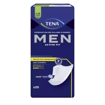 Absorbierende Schutzunterlagen für Männer Stufe 2 Tena - 20 Servietten