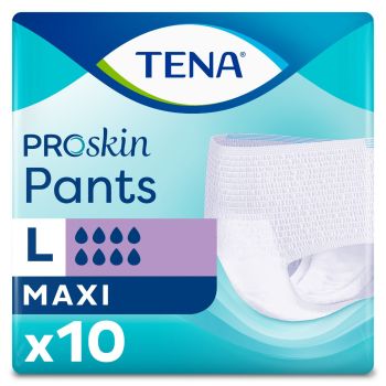 ProSkin Pants saugfähige Slips maxi L Tena - Packung mit 10 Schutzvorrichtungen