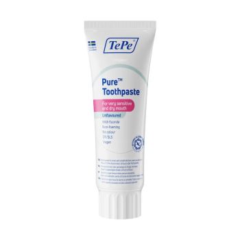 Zahnpasta Pure neutraler Geschmack TePe - Tube mit 75ml
